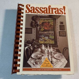 vintage Sassafras The Ozarks Cookbook Junior League Springfield Missouri 1985